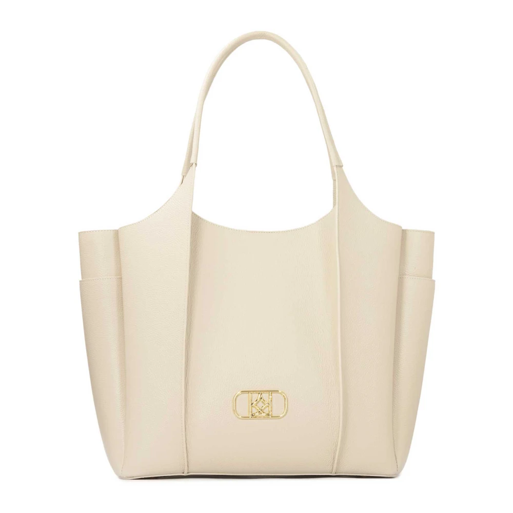 Kazar Ruime crème schoudertas Beige Dames