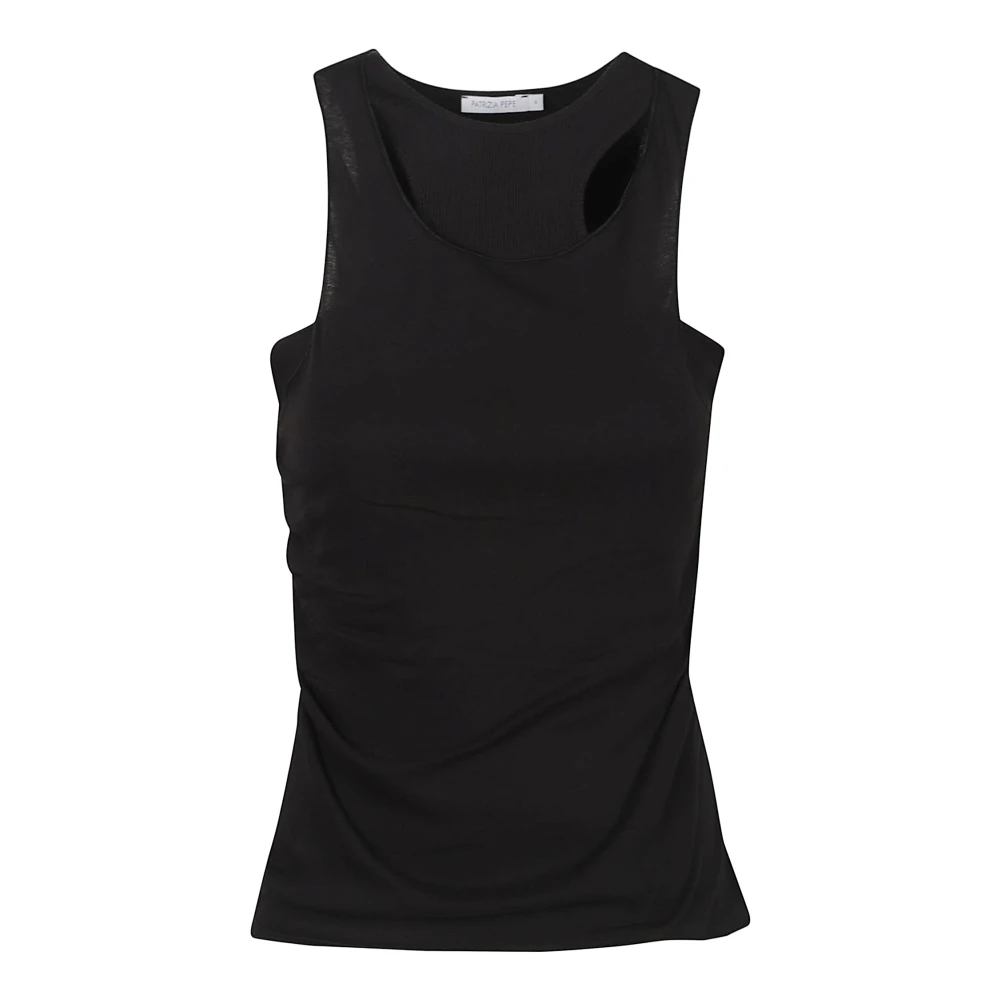 Patrizia Pepe Donna Nero - Long Sleeve Top - Tops - Xs