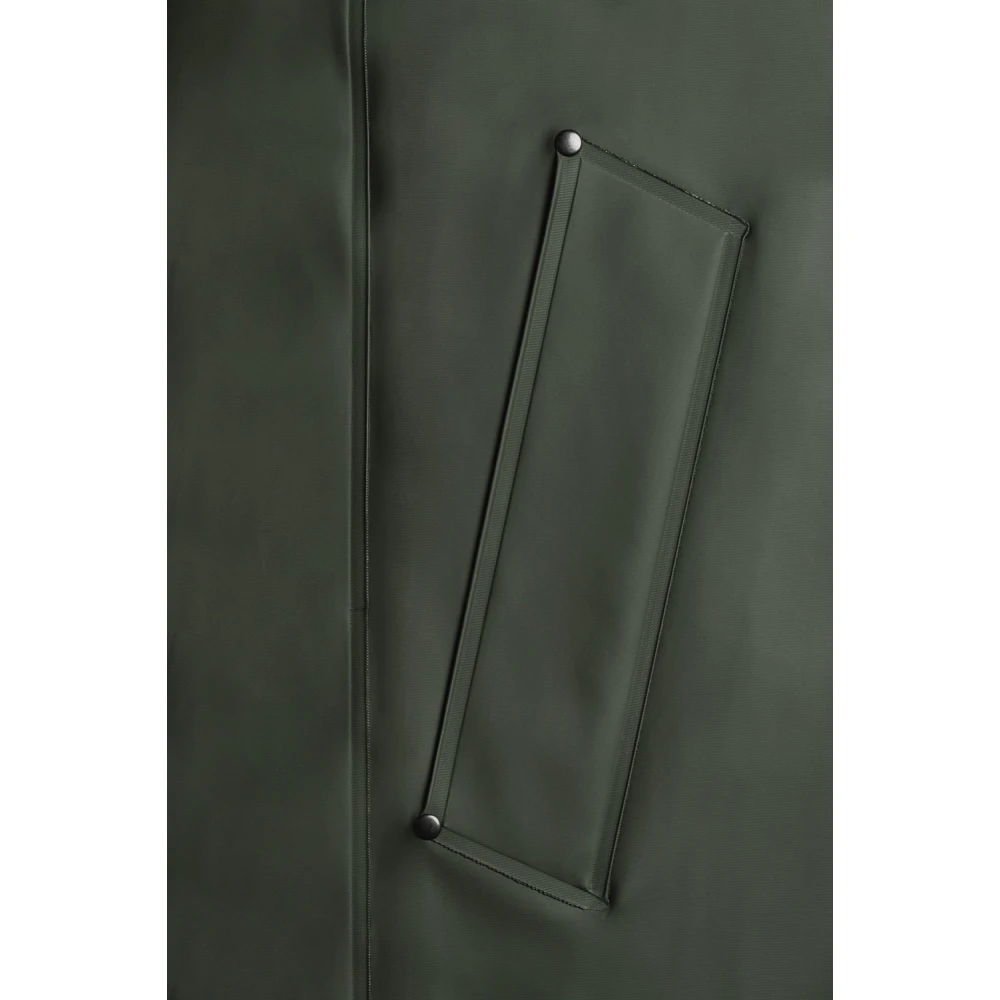 Stutterheim Waterdichte parka met capuchon voor mannen Green Heren