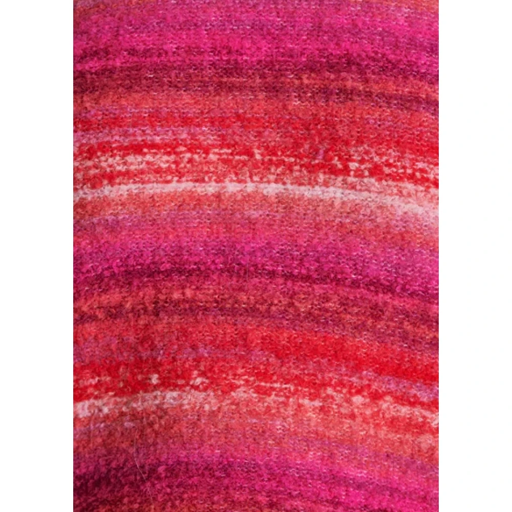 La Fée Maraboutée Gestreepte Multicolor Trui Pink Dames