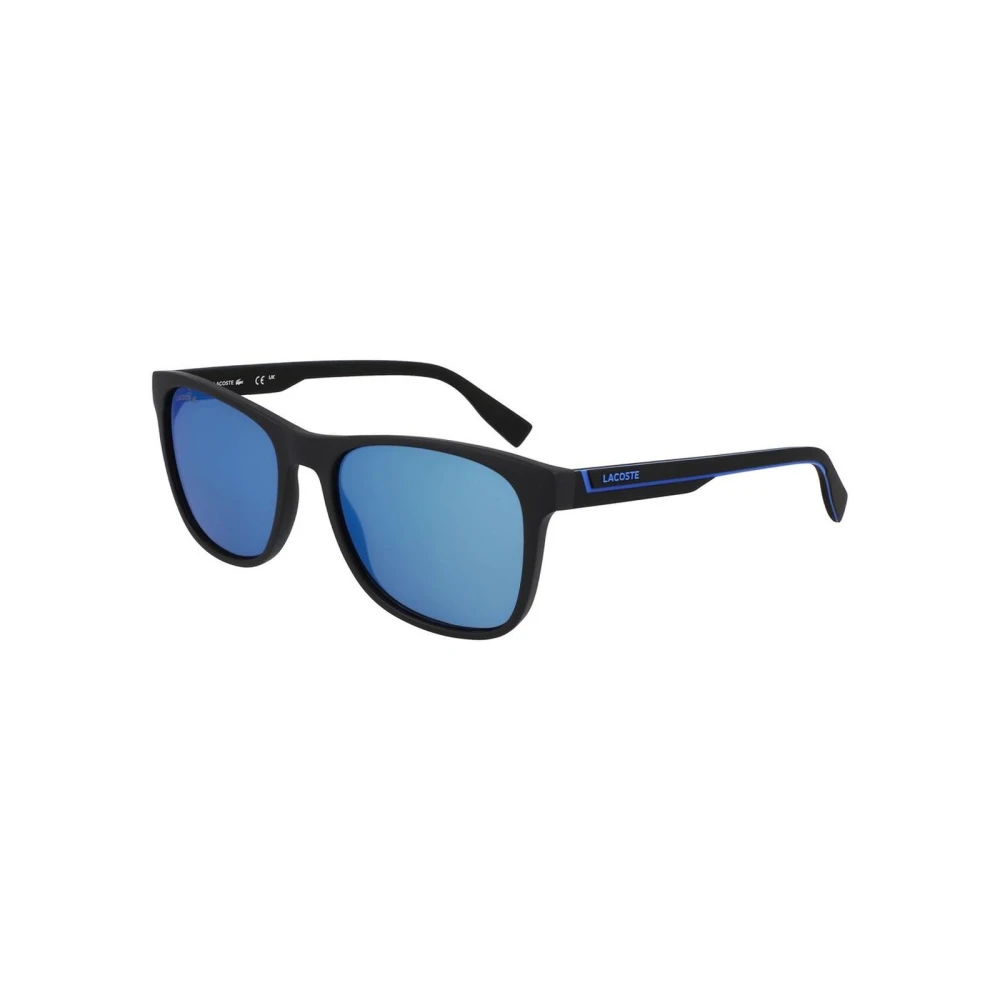 Lacoste Men's Black Injected Frame Sunglasses With Gradient Lenses