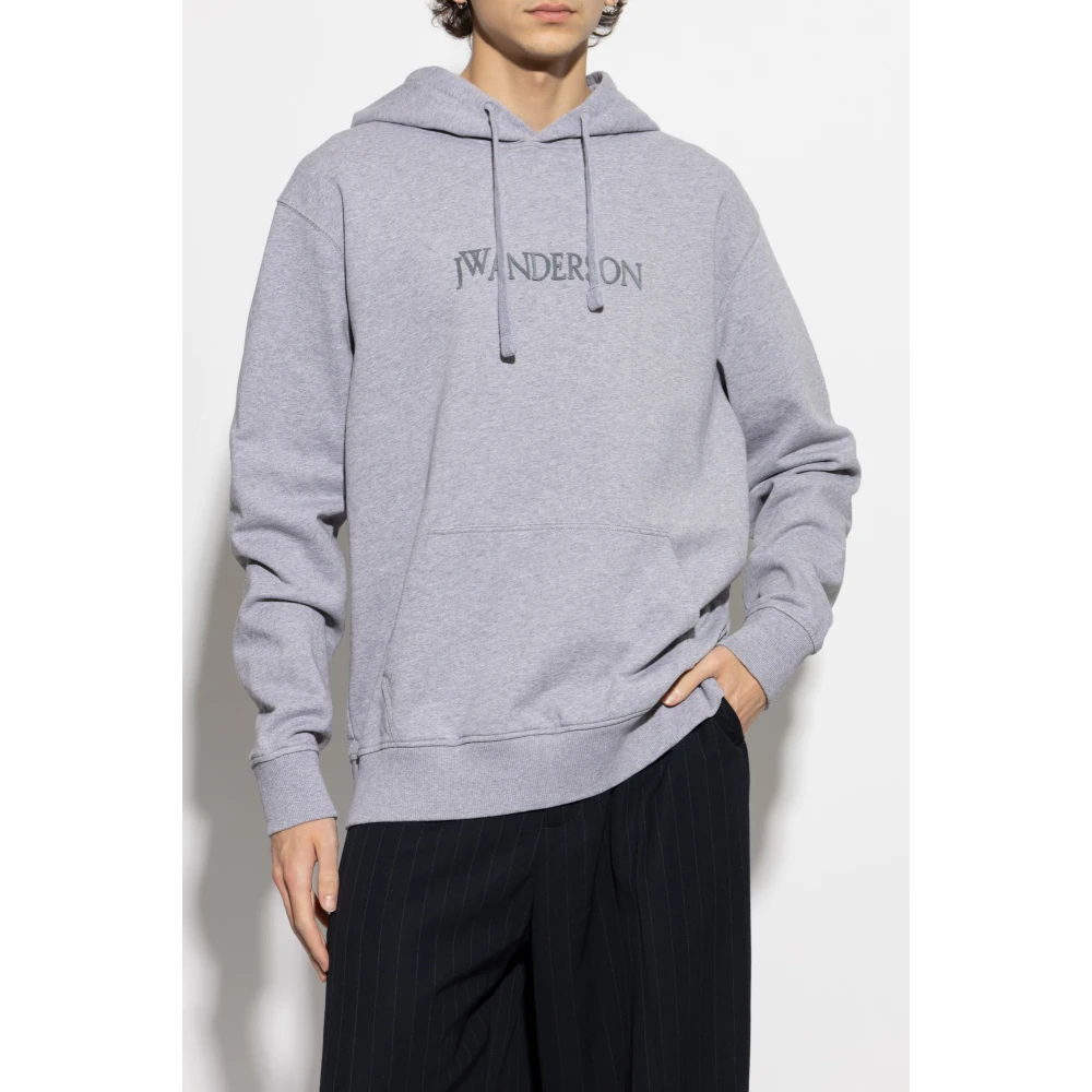 JW Anderson Logo sweatshirt Gray Heren