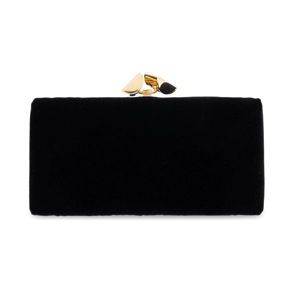 Dsquared2 Velvet clutch Black Dames