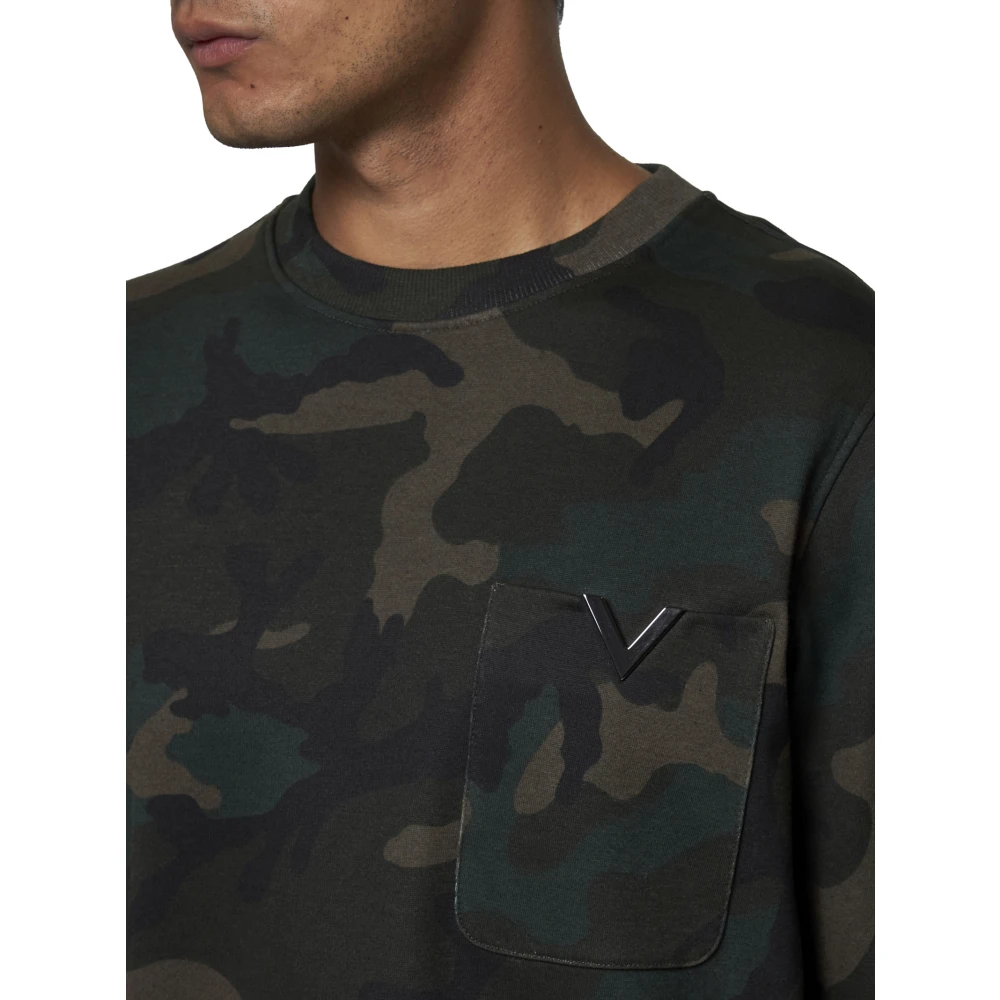 Valentino Bruine Sweaters voor Mannen Multicolor Heren