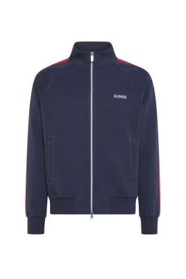Heritage Cotton Full Zip Randig Jacka