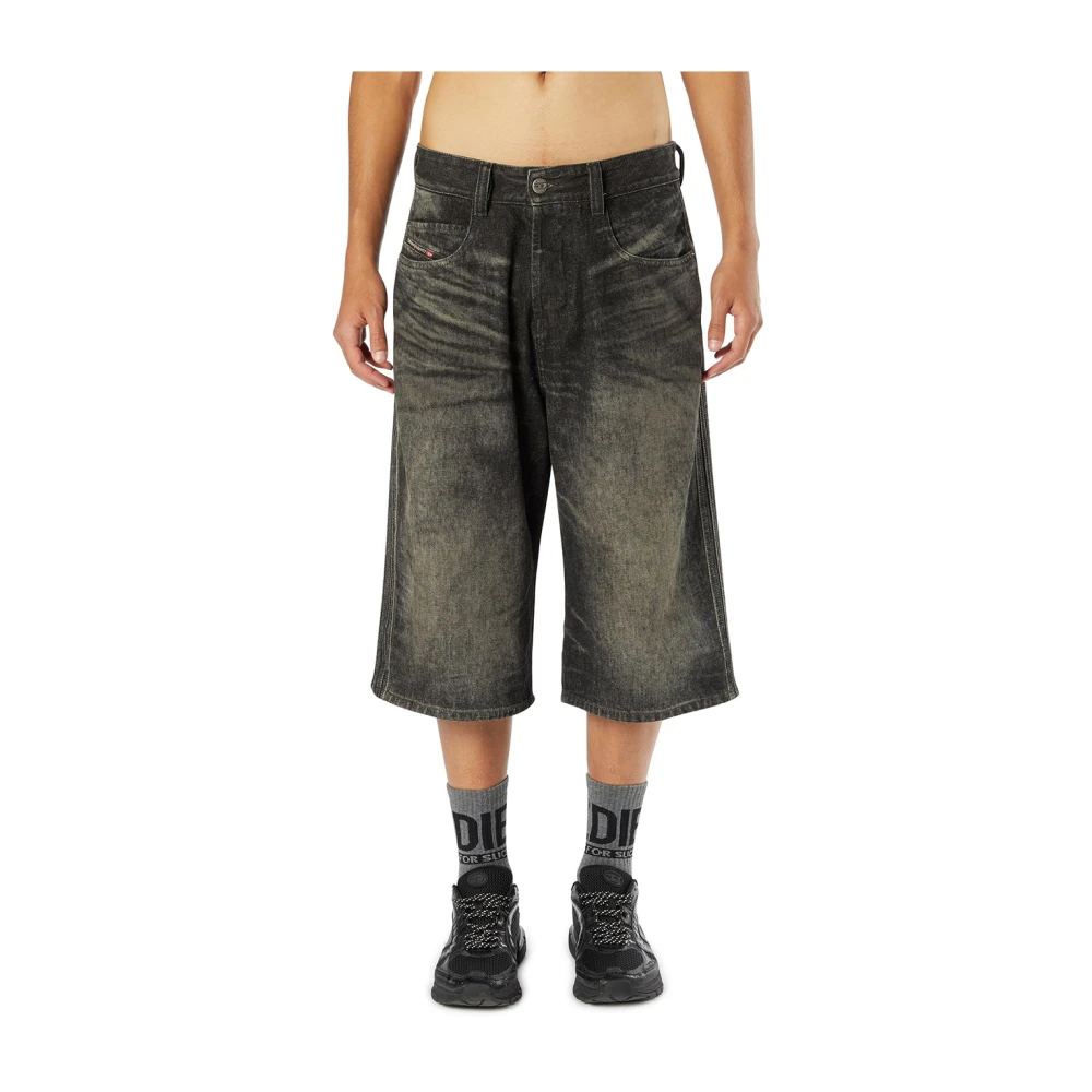 Diesel Homme Noir - Denim Shorts - Shorts - Taille: W30