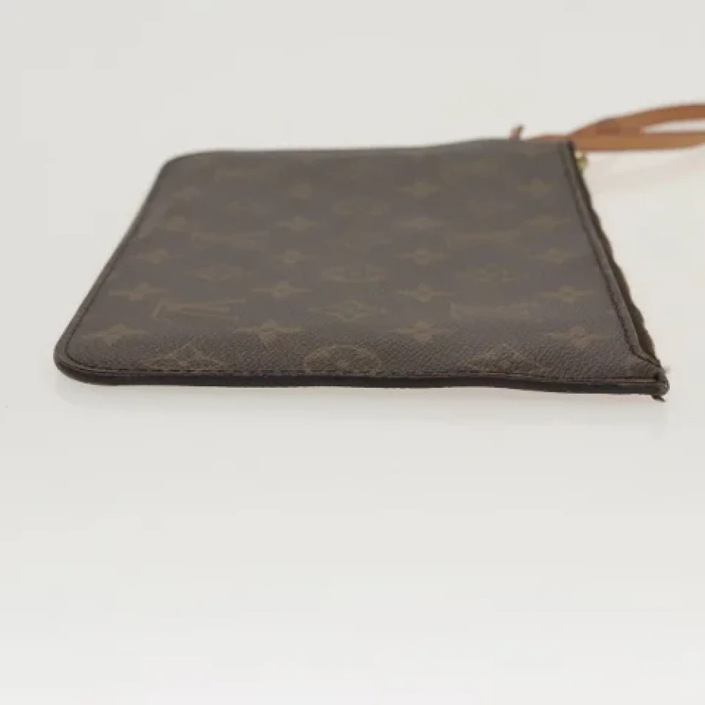Louis Vuitton Vintage Pre-owned Canvas clutches Brown Dames