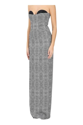 Lång klänning i Lycra