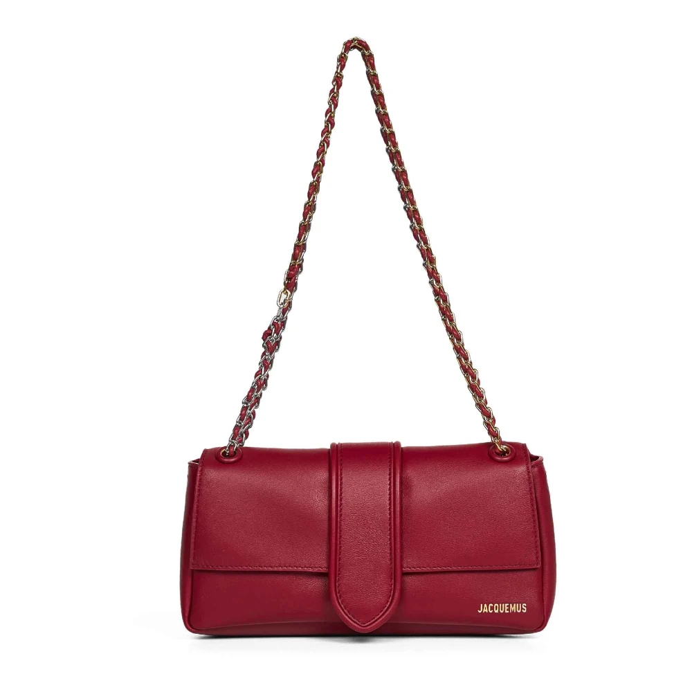 Jacquemus Women's Red Bambino Chaine Shoulder Bag - Shoulder Bags - One Size - Bags