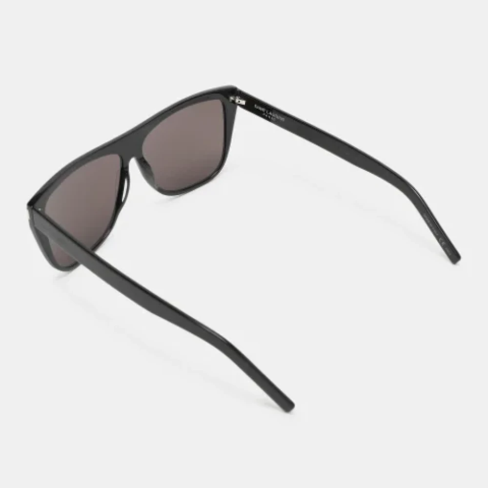 Yves Saint Laurent Vintage Pre-owned Acetate sunglasses Black Dames