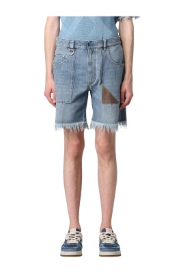 distressed-hem-denim-shorts