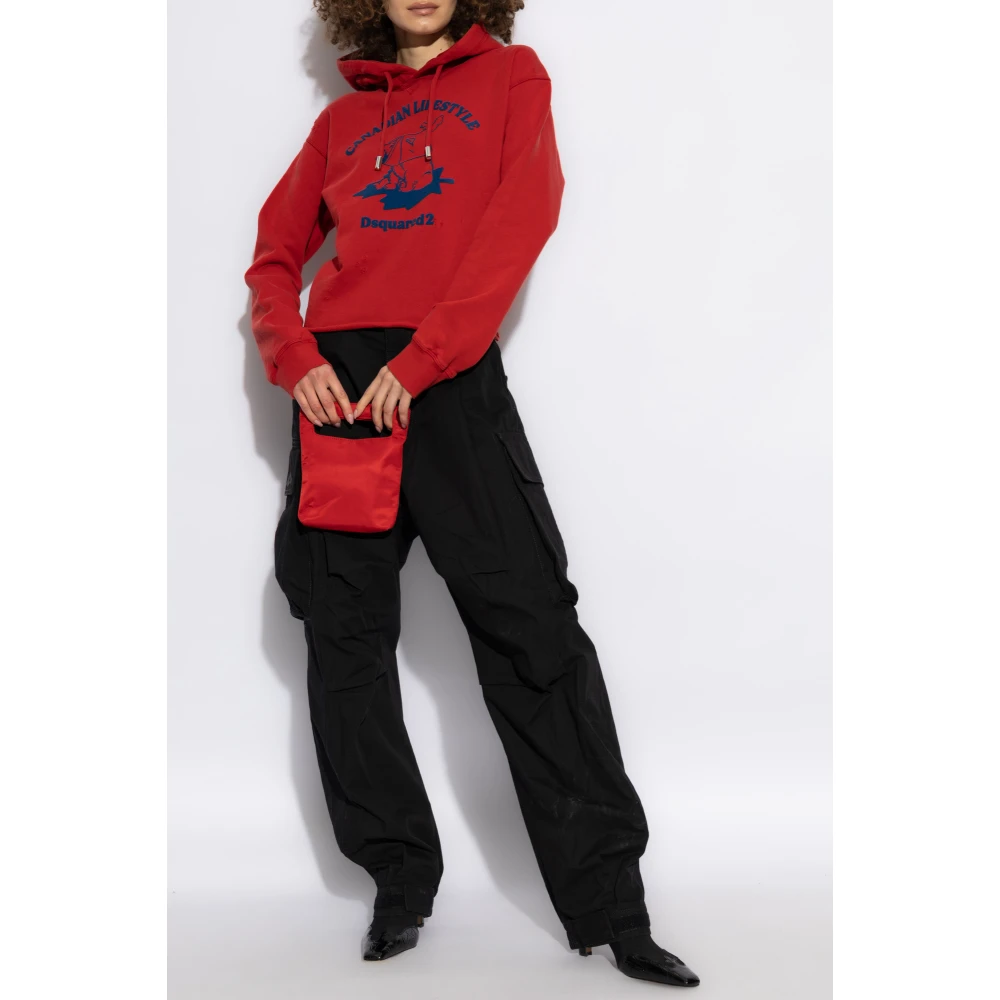 Dsquared2 Sweatshirt met logo Red Dames
