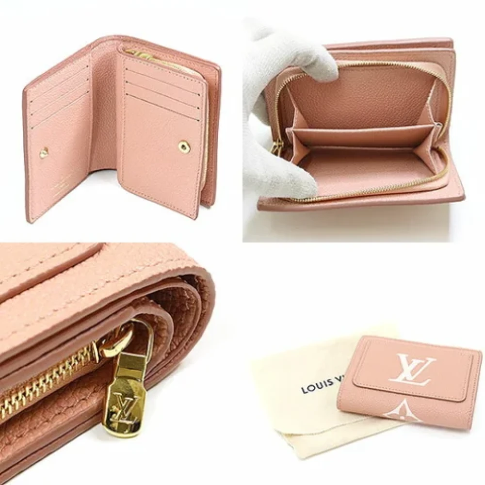 Louis Vuitton Vintage Pre-owned Fabric wallets Pink Dames