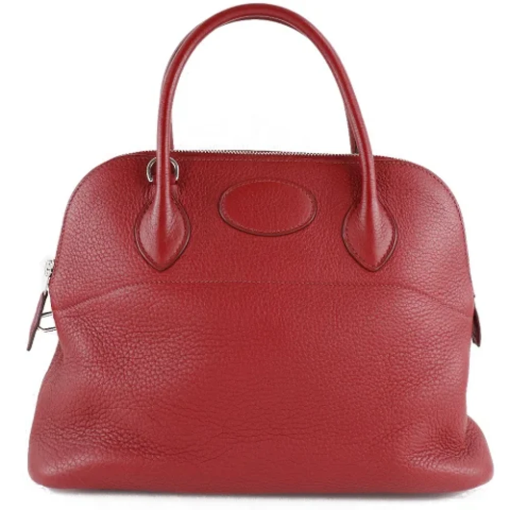 Hermès Vintage Pre-owned Leather handbags Red Dames