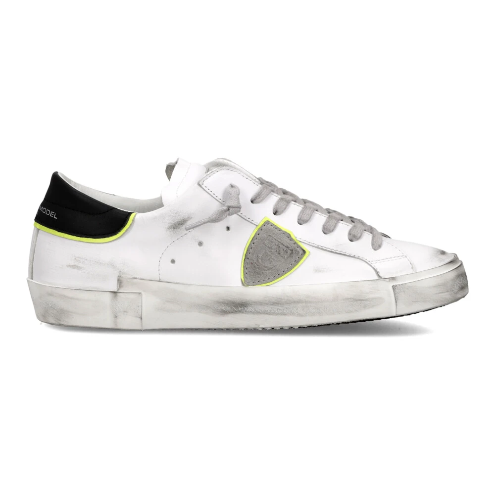 Philippe Model Men's White Sneakers, 9 Uk, Prsx Tennis Trainers