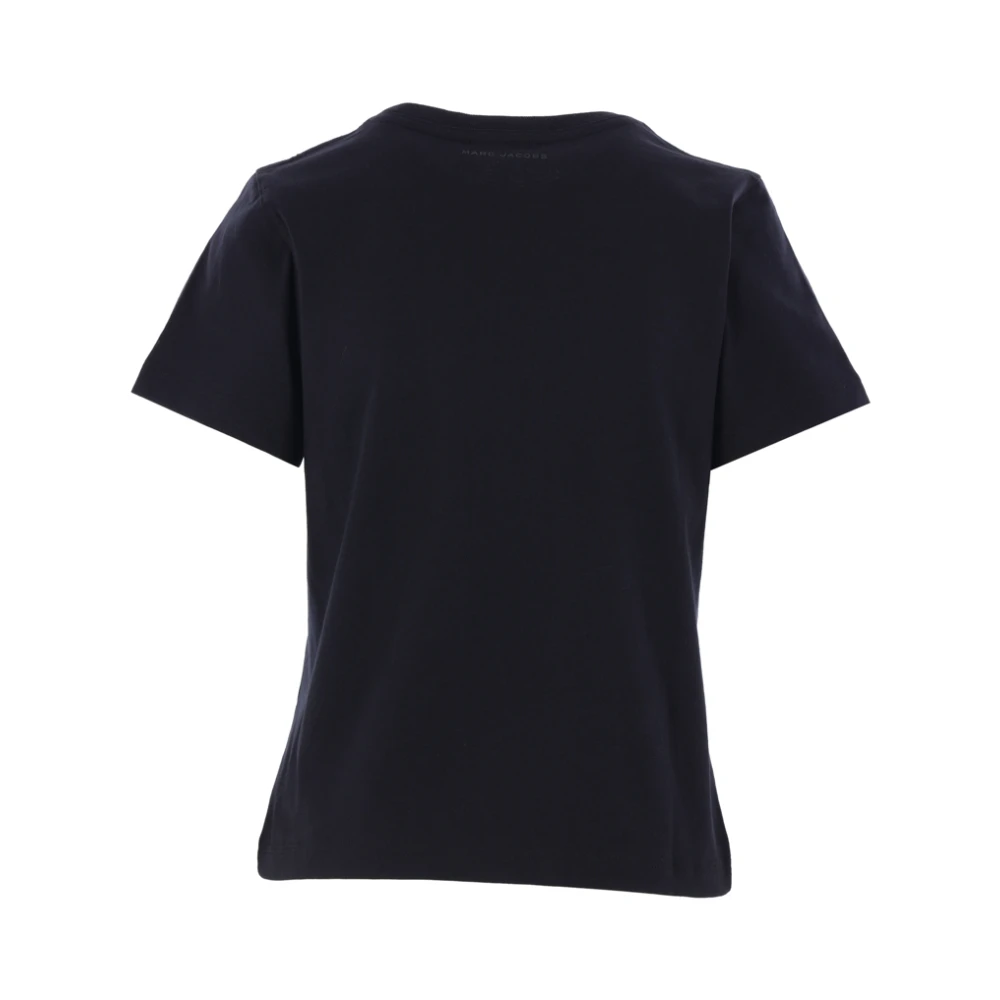 Marc Jacobs Zwart Daisy Print T-shirt Black Dames