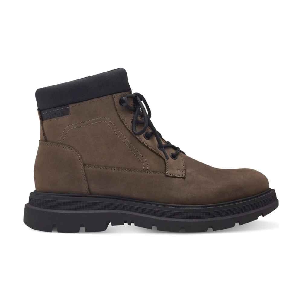 S.oliver Men's Green Lace-Up Boots, 7 Uk, Casual Ankle Boots For