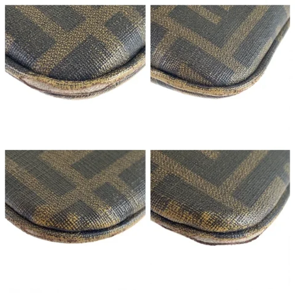 Fendi Vintage Pre-owned Canvas fendi-bags Brown Heren