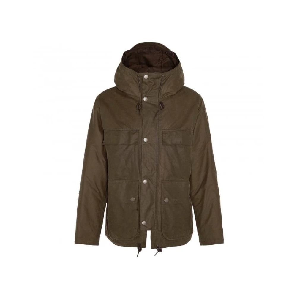 Barbour Re-Engineered Durham Gewaxte Jas Brown Heren