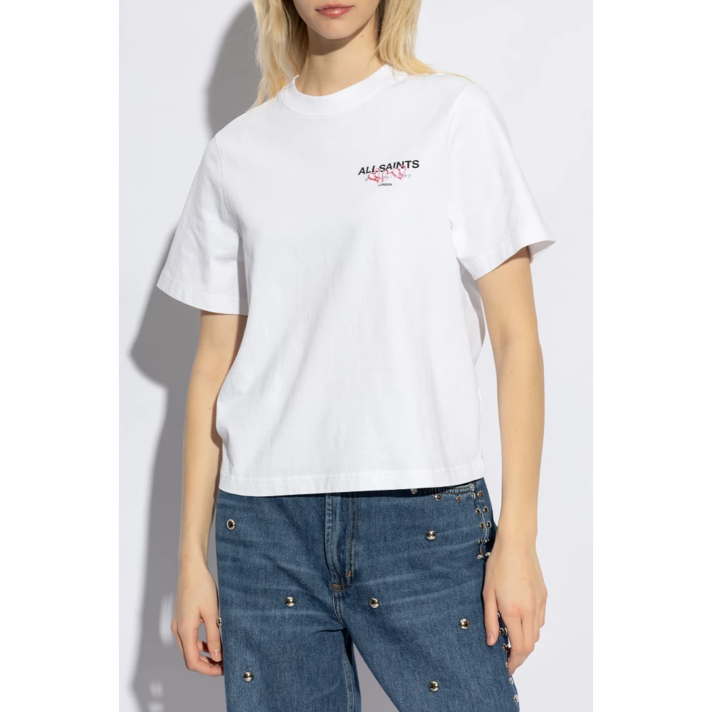 AllSaints T-shirt Amore White Dames