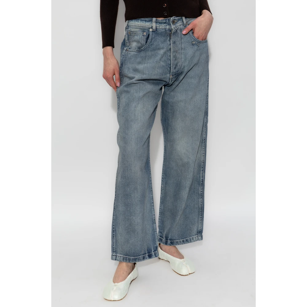 Maison Margiela Jeans met vintage effect Blue Dames