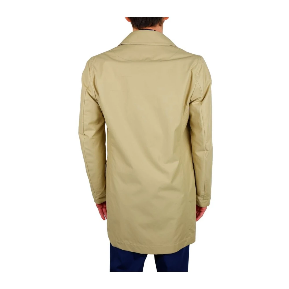 Aquascutum Stijlvolle Beige Trenchcoat Beige Heren