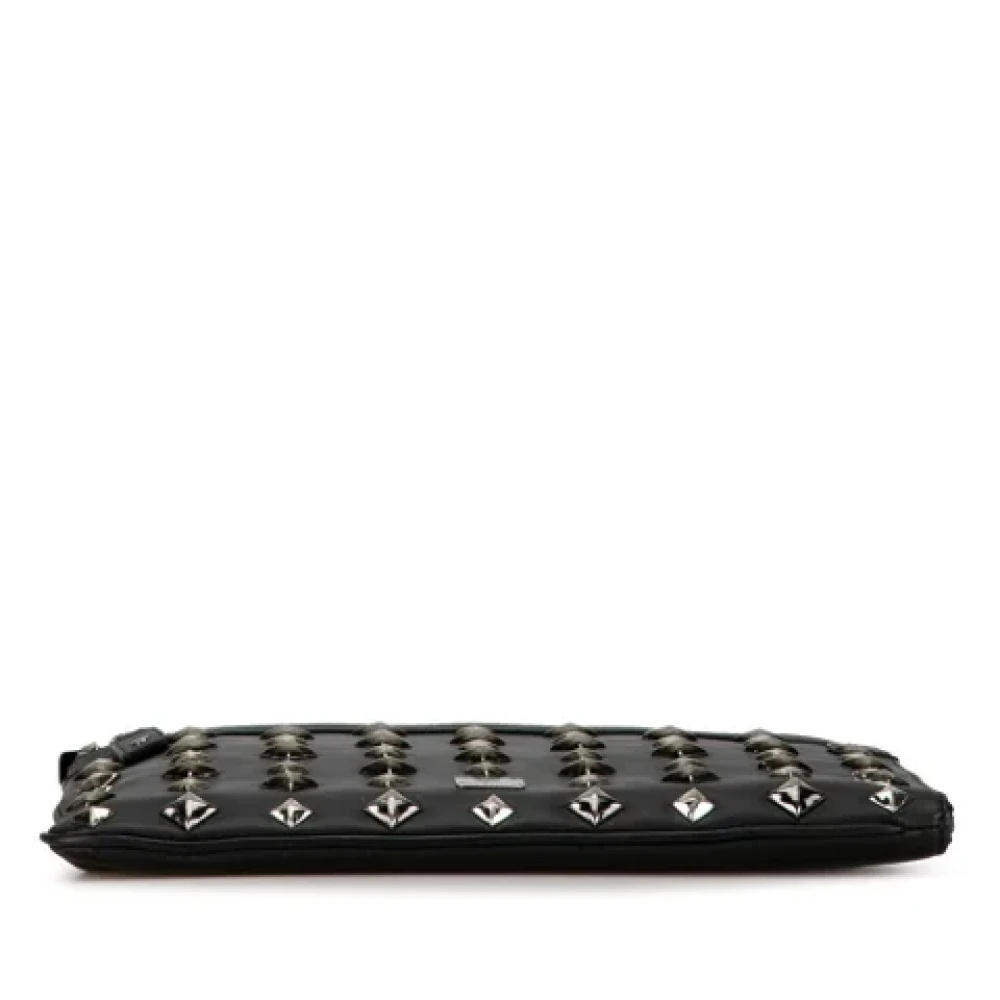 MCM Pre-owned Plastic clutches Black Dames