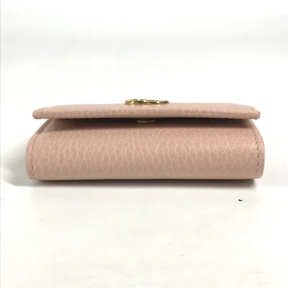 Gucci Vintage Pre-owned Leather key-holders Pink Dames