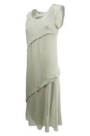 Midi Kleid in Pastellgrün