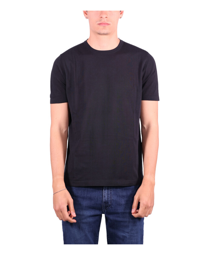 t-shirt-et-polo-en-coton-noir