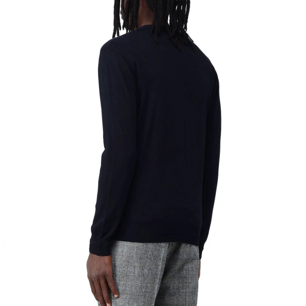 Liu Jo Blauwe Gebreide Cardigan Blue Heren