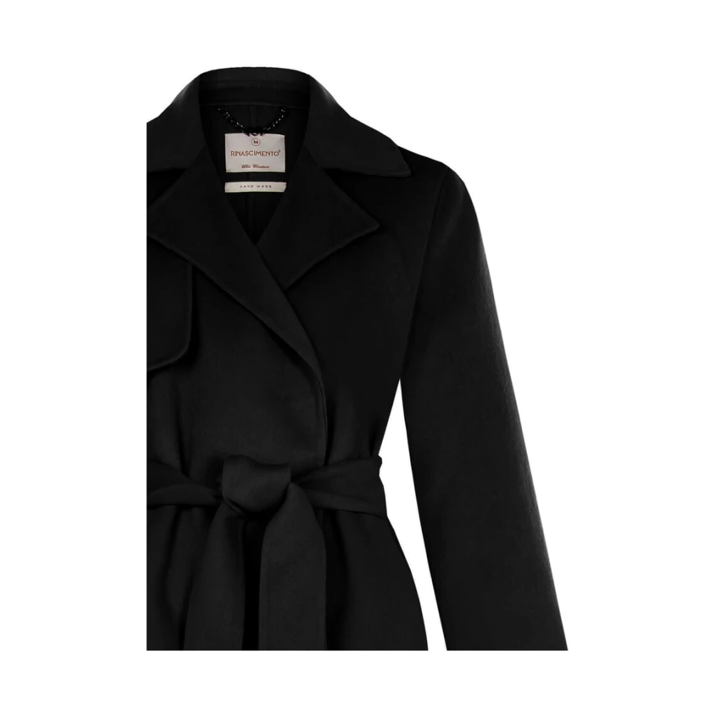 RINASCIMENTO Herfst Winter Jas Collectie 2024 25 Black Dames