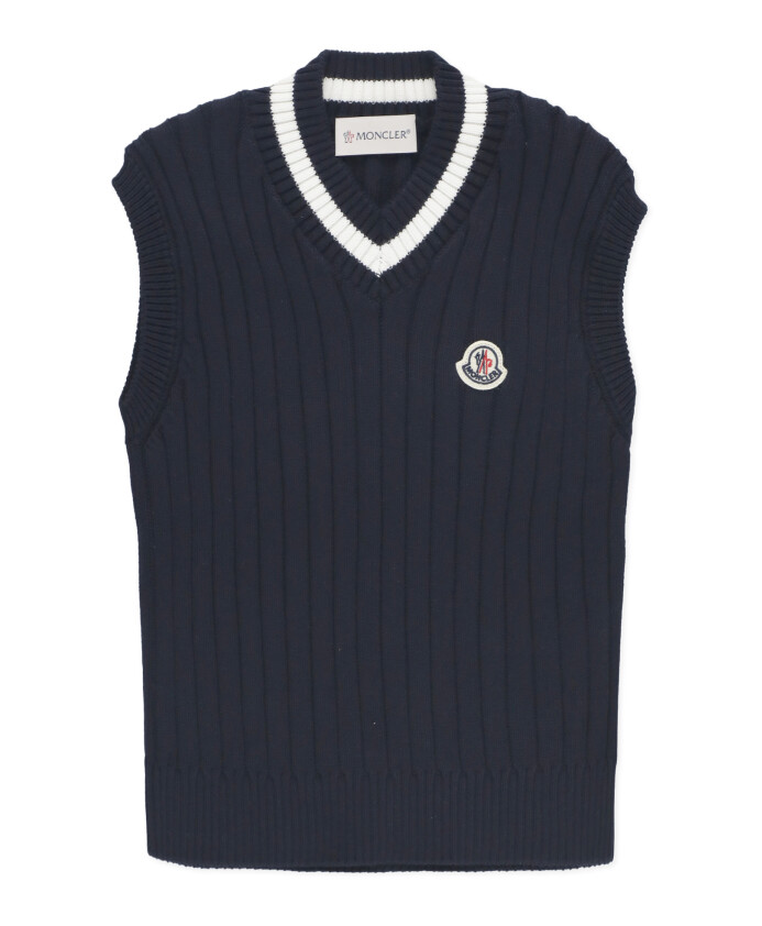 gilet-en-coton-bleu-pour-garcon