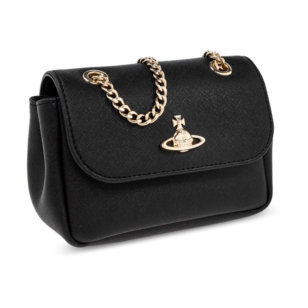 Vivienne Westwood Schoudertas met logo Black Dames