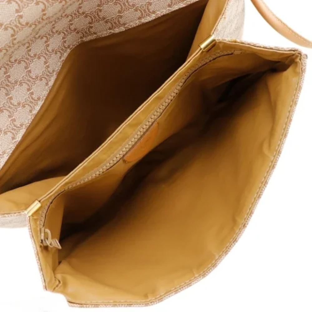 Celine Vintage Pre-owned Plastic celine-bags Beige Dames