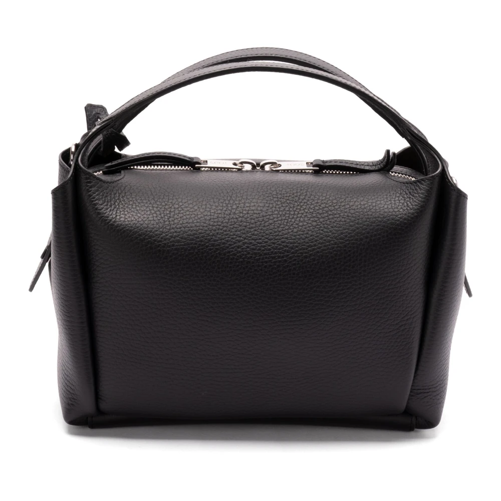 TOD'S Stijlvolle leren tas voor dagelijks gebruik Black Dames