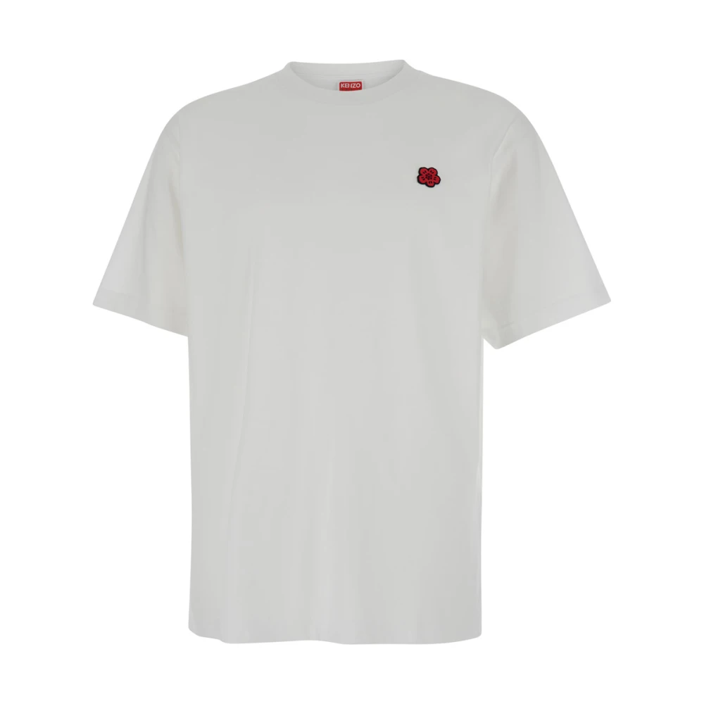 Kenzo Bloemen T-shirts en Polos in Wit White Heren