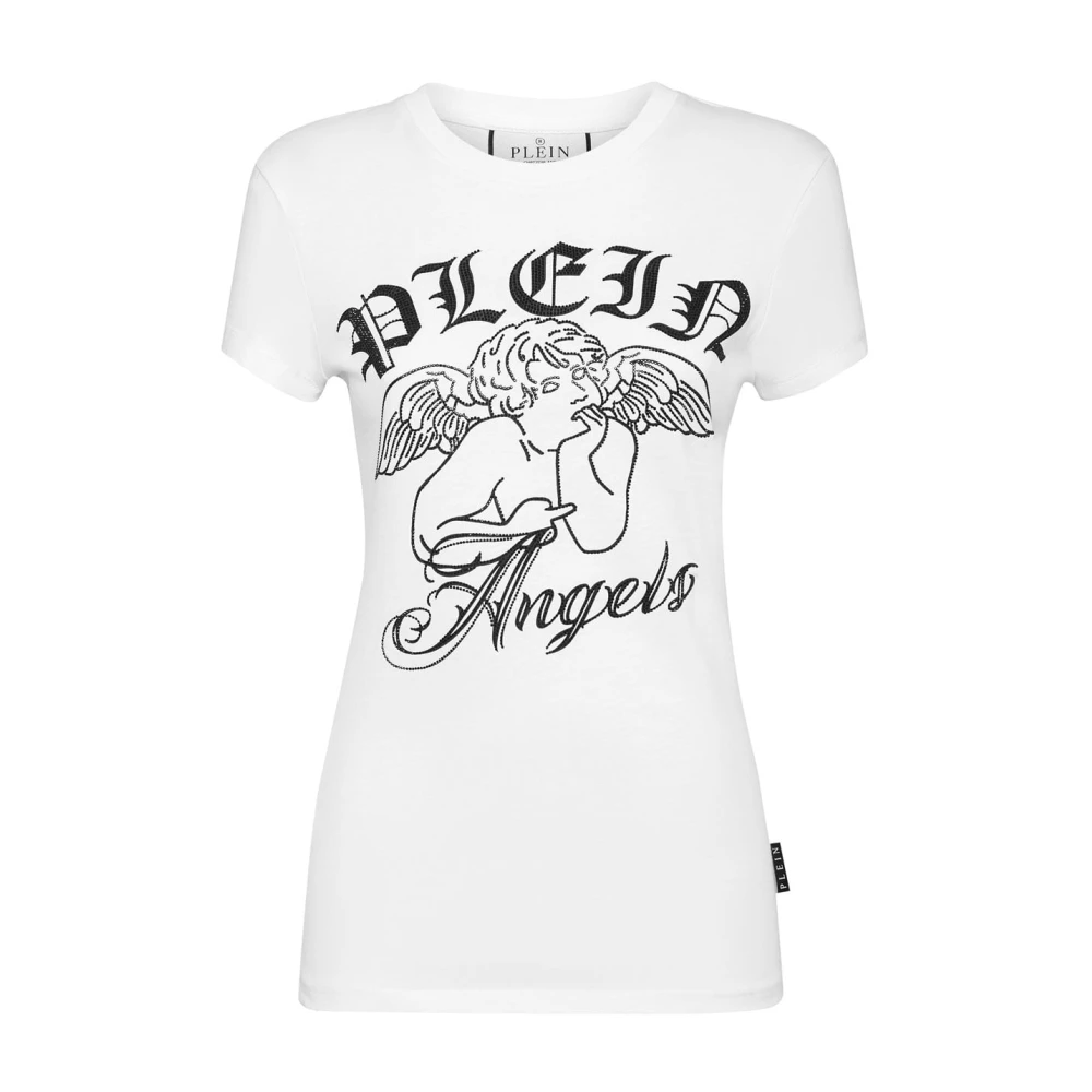 Philipp Plein Snygg Dam T-shirt - Köp Nu! White, Dam