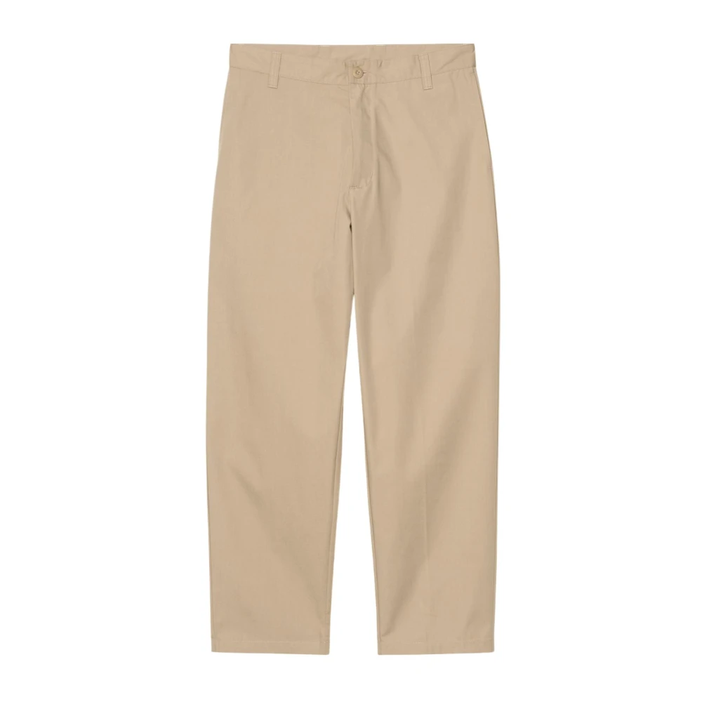 Carhartt Wip Men's Beige Straight Trousers, W33, Calder Pant