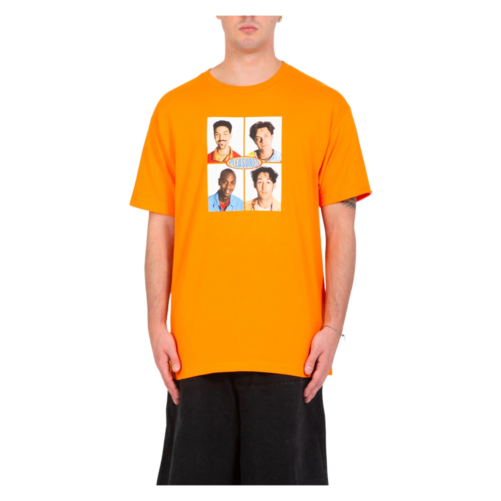 Pleasures Cast Tee Orange Heren