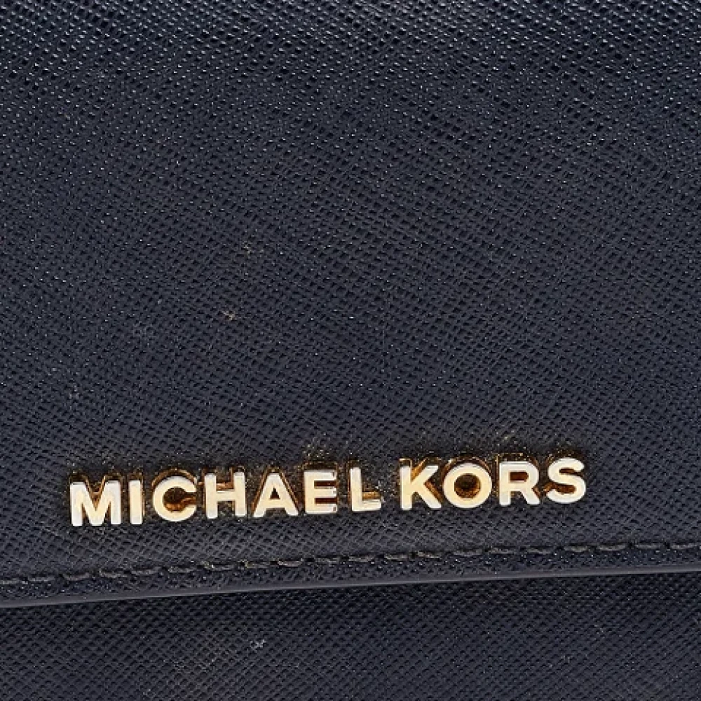 Michael Kors Pre-owned Leather wallets Blue Dames