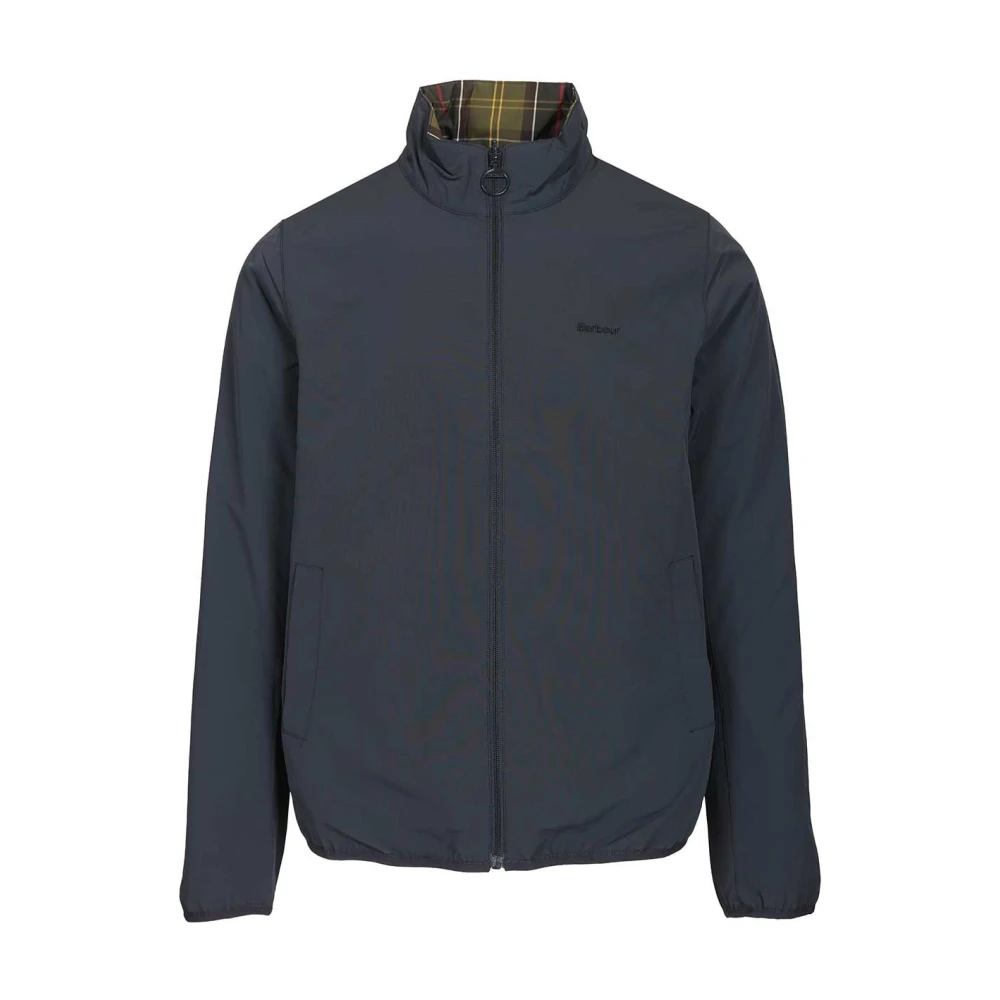 Barbour Men's Blue Light Jackets, S, Korbel Reversible Jacket