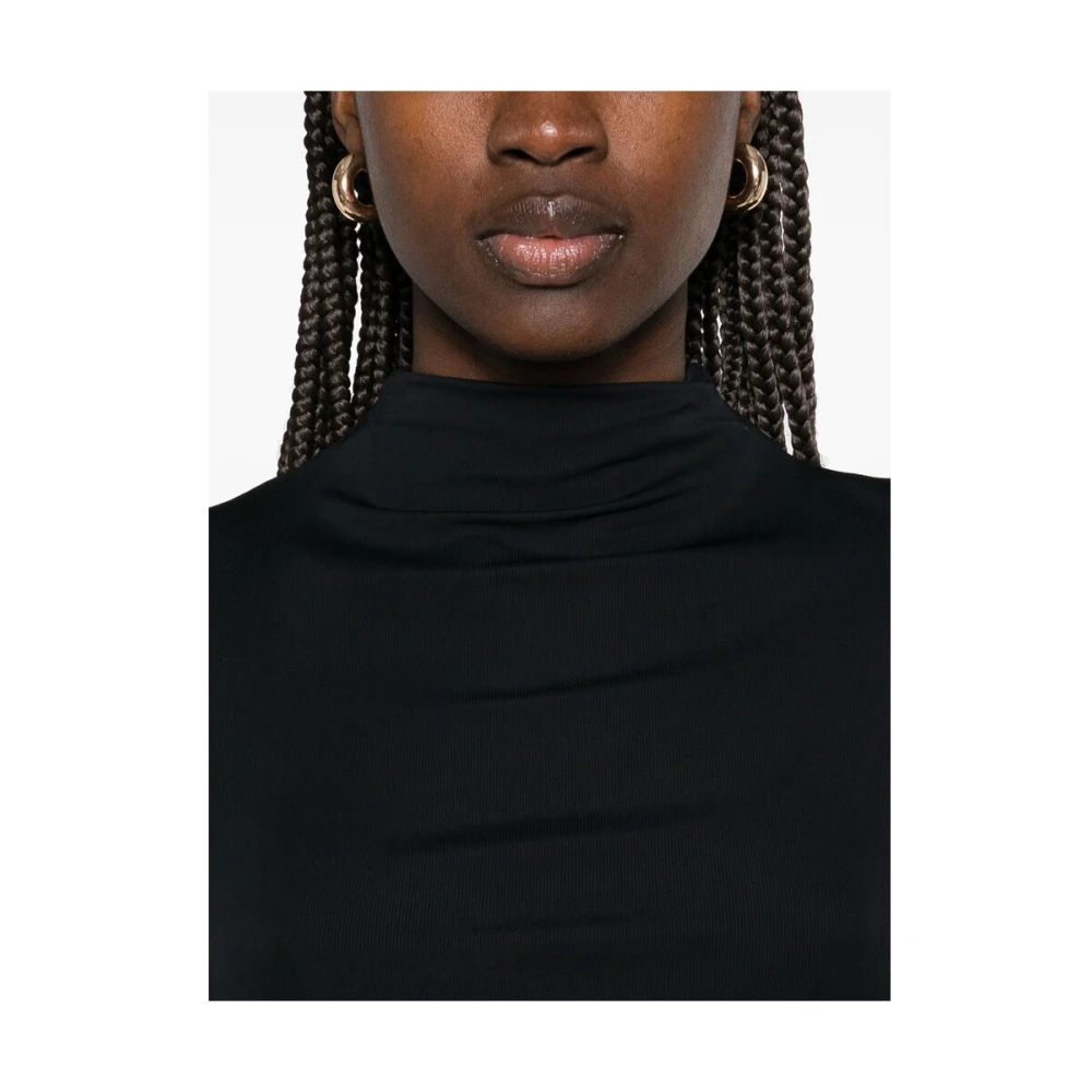 Armarium Zwarte Mock Neck Sweater Black Dames