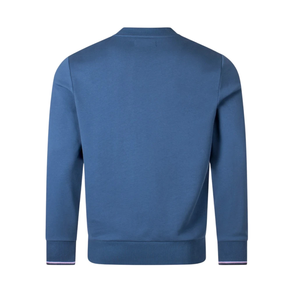 Fred Perry Stijlvolle Sweatshirt voor Mannen Blue Heren