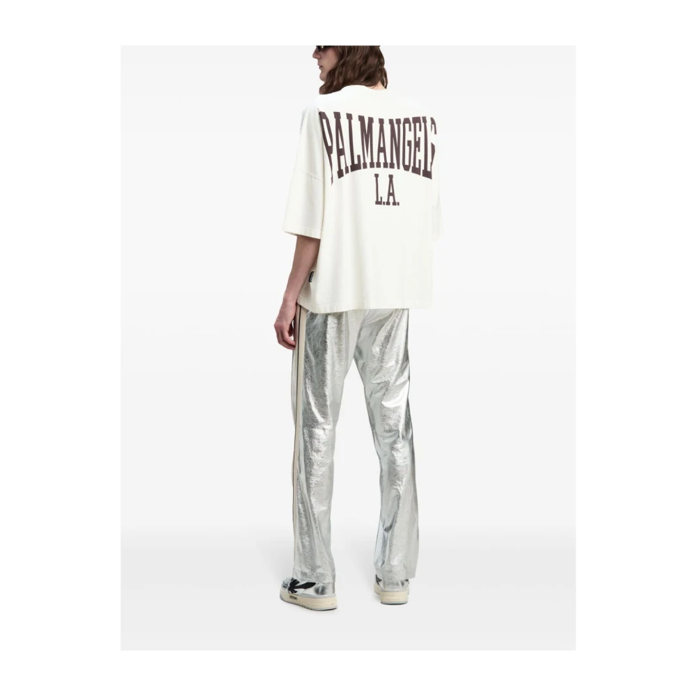 Palm Angels Witte T-shirts en Polos White Heren