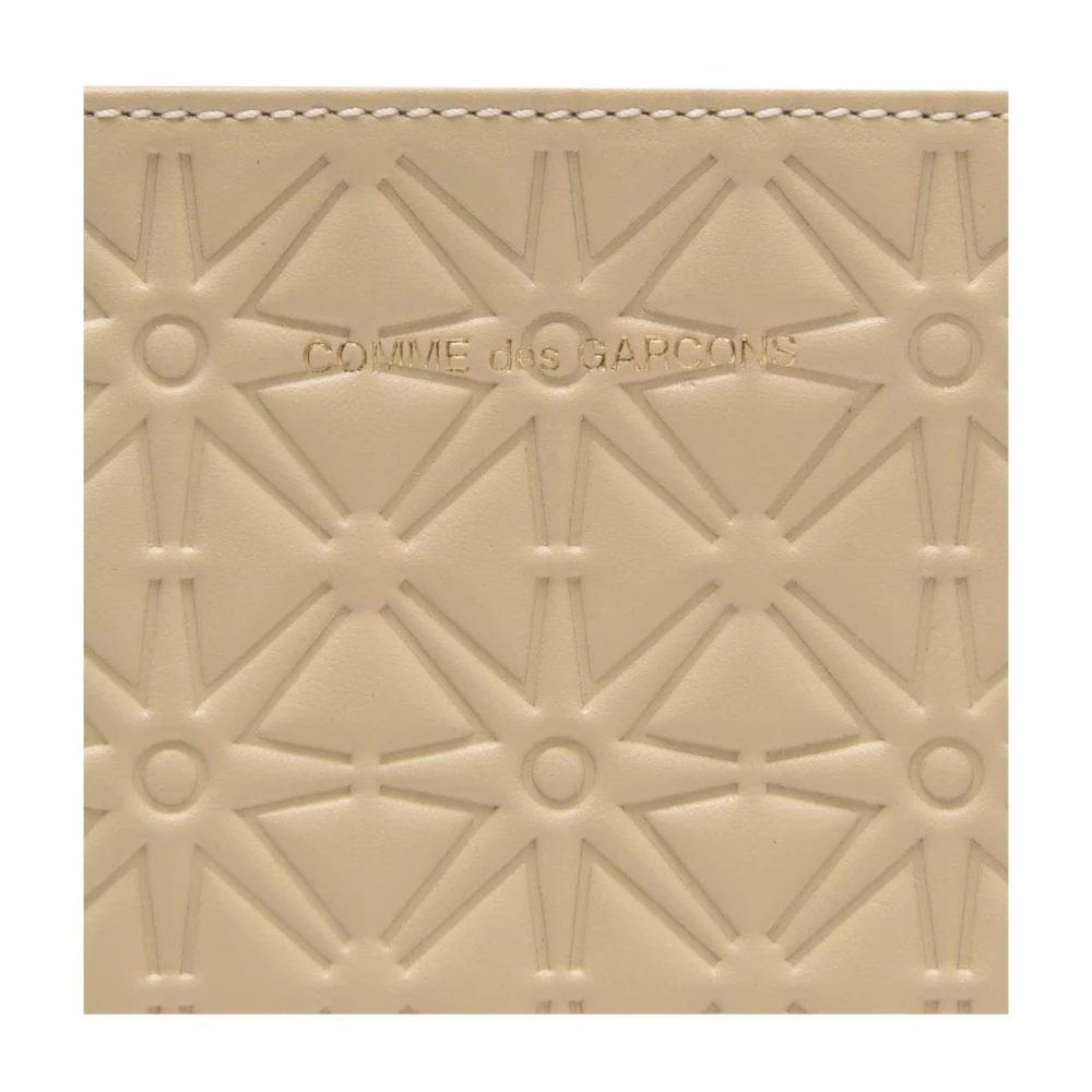 Comme des Garçons Reliëf Logo Ritsportemonnee White Dames
