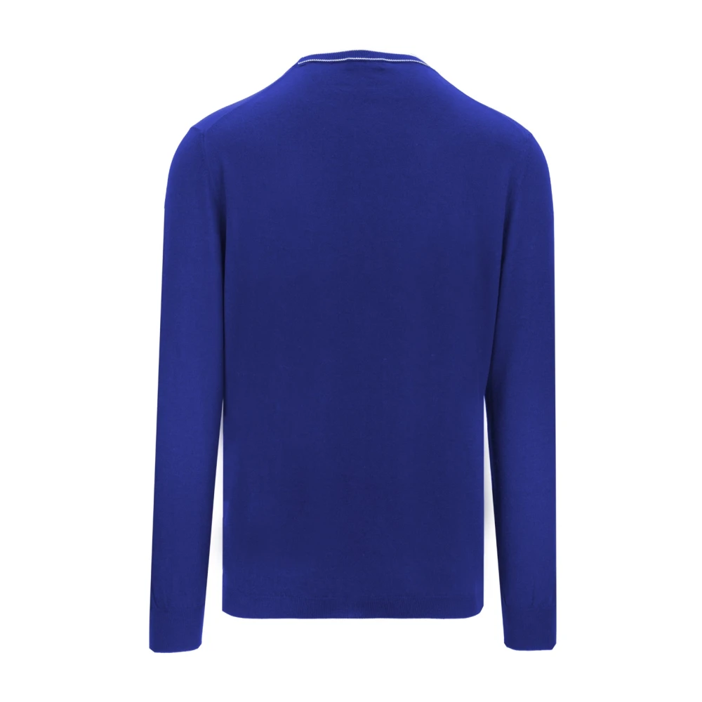 Fay Heren Katoenen Trui met Lange Mouwen Blue Heren