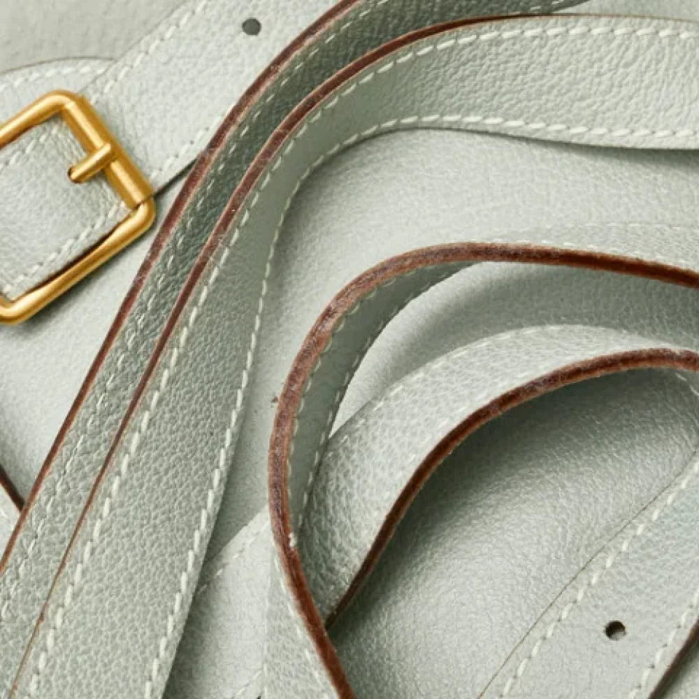 Gucci Vintage Pre-owned Leather gucci-bags Blue Dames