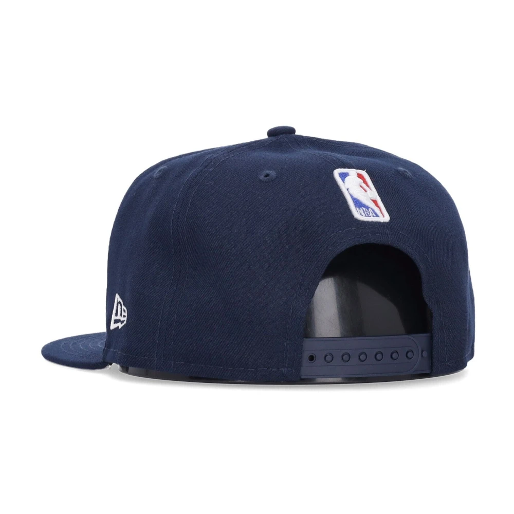new era Indiana Pacers Platte Klep Snapback Pet Blue Unisex