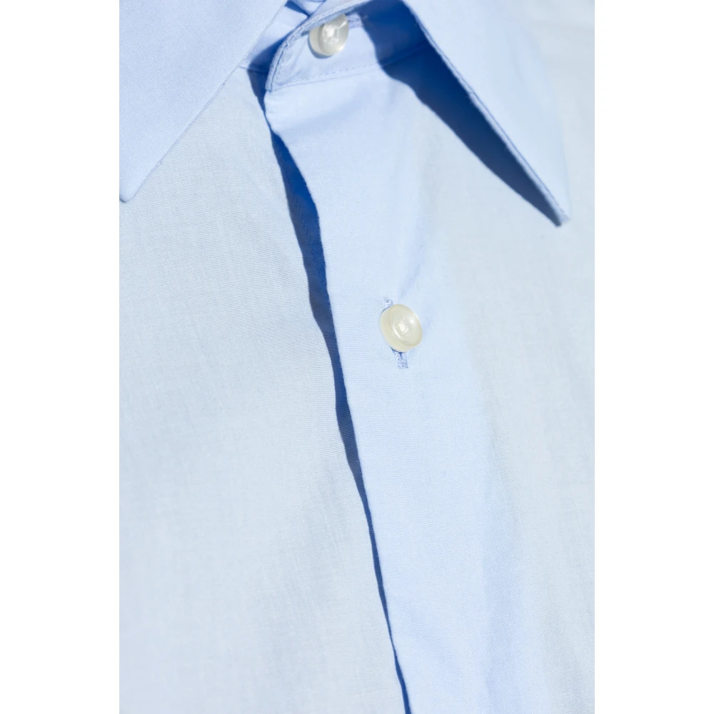 Officine Générale katoenen overhemd Blue Heren